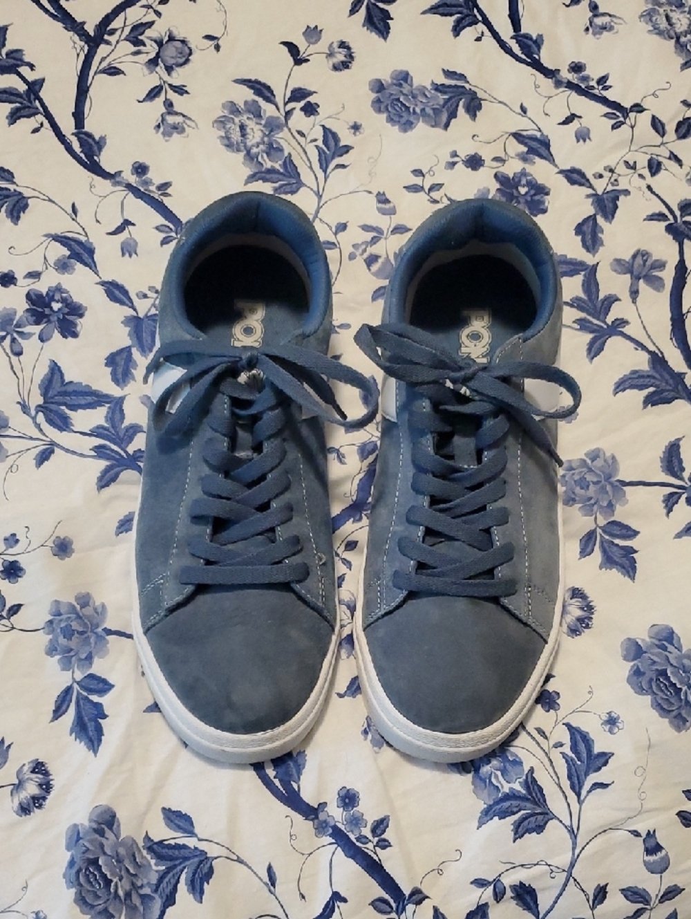 CURATED BY RUA'H KIBRIYA: Blue Suede Trainers Women's 11M EUCx
